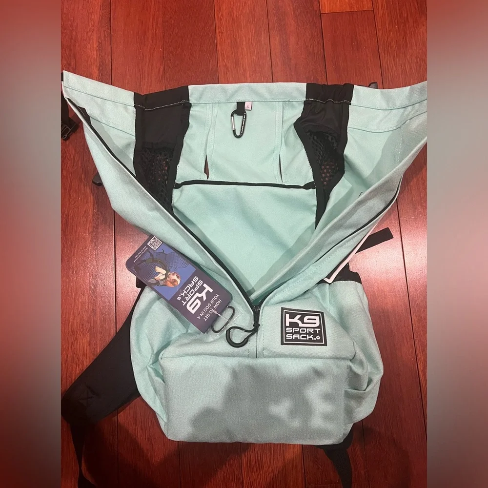 K9 Sport Sack Air 2 Original Backpack Dog Carrier Summer Mint Sz. L NWT